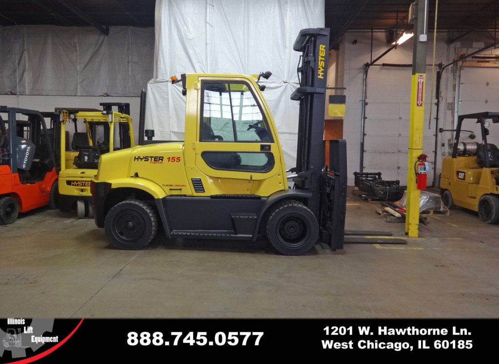 2008 Hyster H155FT Forklift on Sale in Kansas