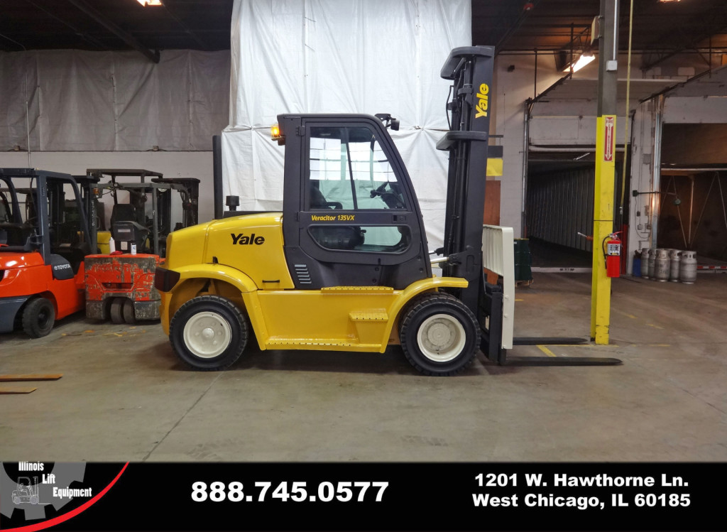 2008 Yale GDP135VX Forklift on Sale in Kansas