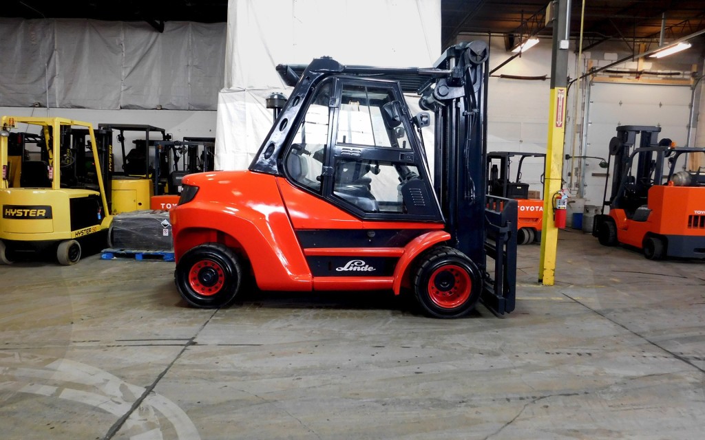 2010 Linde H80D Forklift on Sale in Kansas