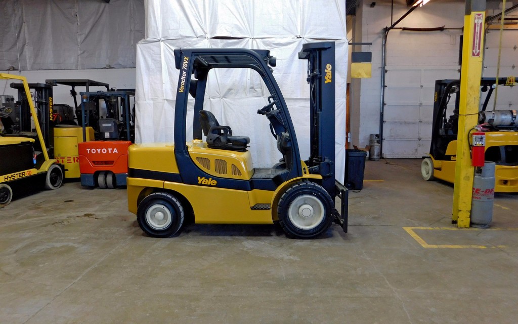  2007 Yale GDP070VX Forklift on Sale in Kansas