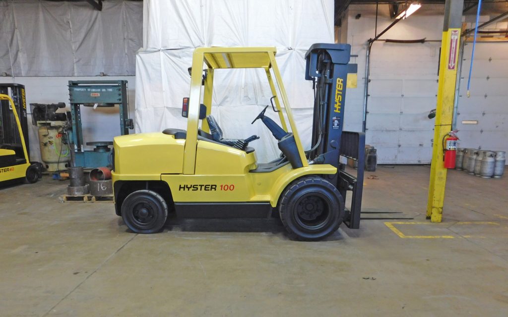  2003 Hyster H100XM Forklift on Sale in Kansas